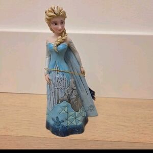 Jim SHORE christmas Blue and White Elsa Figurine